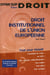 Droit institutionnel de l'union européenne