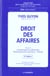 DROIT DES AFFAIRES, TOME 2