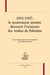 1891-1907 : le mouvement sioniste découvre l'existence des arabes de palestine