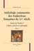 Anthologie commentée des traductions françaises du XIVe siècle - autour de Charles V : culture, pouvoir et spiritualité