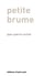 Petite brume