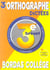Orthographe, dictees - 3e