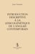 Introduction descriptive à la lexicogénétique de l'anglais contemporain