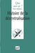 Histoire de la décentralisation