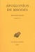 Argonautiques Tome 1 - chants I-II