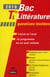 Littérature - terminale L - questions traitées