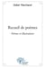 Recueil de poèmes