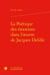 La poétique des émotions dans l'oeuvre de jacques delille