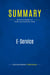 Summary: E-Service : Review and Analysis of Zemke and Connellan's Book