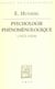 Psychologie phénoménologique