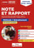 Note et rapport : méthode et entraînement intensif - 40 annales corrigées - catégories A et B (édition 2023/2024)