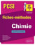 PCSI - fiches-méthodes - chimie - exercices corrigés (édition 2018)