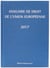 ANNUAIRE DE DROIT DE L UNION EUROPEENNE 2017