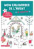 Mon calendrier de l'Avent à colorier - année B