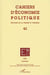Cahiers d'économie politique n.43 : cahiers d'économie politique Tome 43 - histoire de la pensee et théories (édition 2002)