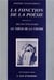 Fonction de la poesie (la)