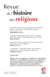 Revue de l'histoire des religions - Nº1/2023
