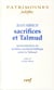 Sacrifices et Talmud