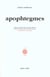 Apophtegmes