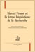 Marcel Proust et la forme linguistique de la recherche