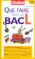 Que faire avec un bac l 2001