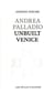 Andrea palladio unbuilt venice