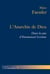L'Anarchie de Dieu : Dans les pas d'Emmanuel Levinas