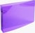 Classeur pour fiches bristol 125x200 2 anneaux 25mm polypropylene crystal colours