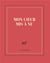 Carnet carré "Mon coeur mis à nu" (papeterie)