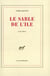 Le sable de l'ile