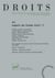Revue Droits n.41 : l'esprit du code civil Tome 1 (édition 2005)