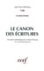 Le Canon des Ecritures