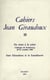 CAHIERS JEAN GIRAUDOUX Tome 10