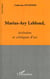 Marius-ary leblond, ecrivains et critiques d'art