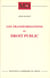 Les transformations du droit public