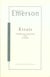 Essais - l'intellectuel americain - l'art - le poete