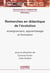 Recherches en didactique de l'évolution : Enseignement, apprentissage et formation