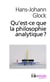 Qu'est-ce que la philosophie analytique ?