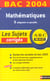 Bac 2003/2004 maths s obligatoire & specialite n06 corriges