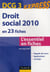 Droit social 2010 en 23 fiches - dcg 3