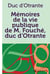 Mémoires de la vie publique de M. Fouché duc d'Otrante