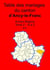 Les mariages du canton d'ancy-le-franc (avant 1793) tome 2