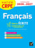 Français - CRPE - Épreuve écrite d'admissibilité (édition 2025/2026)
