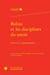 Balzac et les disciplines du savoir : Sciences et représentation