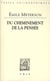 Du cheminement de la pensée