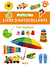 Livre d'autocollants - les couleurs