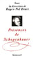 Présences de Schopenhauer