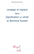 Langage et logique dans signification et verite de Bertrand Russell