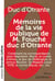 Mémoires de la vie publique de m. fouché duc d'Otrante