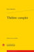 Théâtre complet